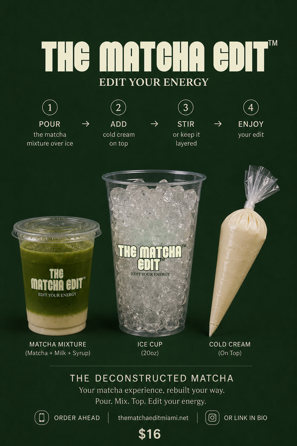 Deconstructed Matcha With Cold Cream